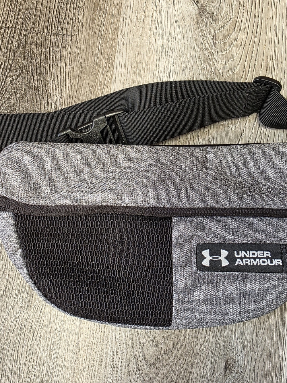 Under Armour Grey and Black Fanny Pack